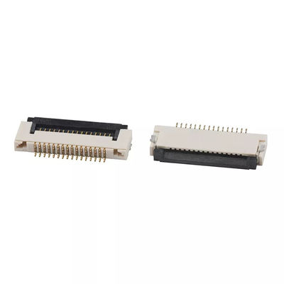 1.5H समकोण 0.5mm पिच FPC कनेक्टर श्रीमती ZIF प्रकार 4-60 पिन