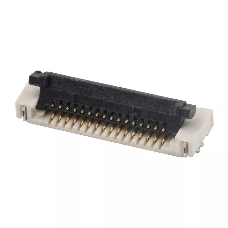 1.5H समकोण 0.5mm पिच FPC कनेक्टर श्रीमती ZIF प्रकार 4-60 पिन