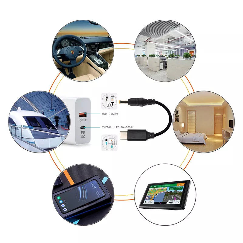 DC 15v टाइप 20V कन्वर्टर USB C Pd ट्रिगर 5525mm