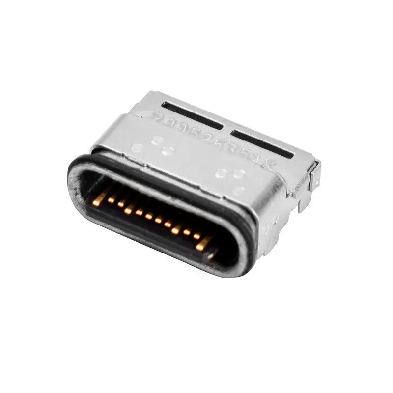 वाटरप्रूफ IPX8 फीमेल 24 पिन कनेक्टर टाइप C USB रिसेप्टकल SMT