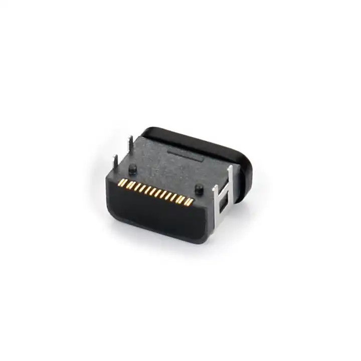 जलरोधक पोर्ट 16Pin USB प्रकार C महिला कनेक्टर SMT चार-पिन डीआईपी ऑन बोर्ड सॉकेट