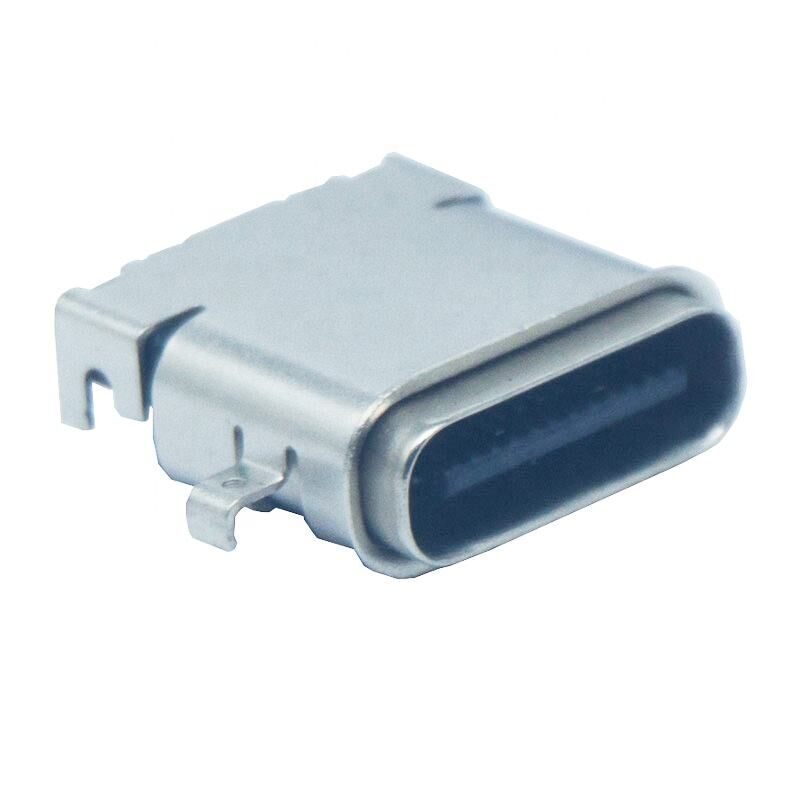24पिन 3.1 वाटरप्रूफ IPX7 USB C कनेक्टर स्मार्ट वियर PCB चार्जर कनेक्टर सोल्डर टाइप सी के लिए