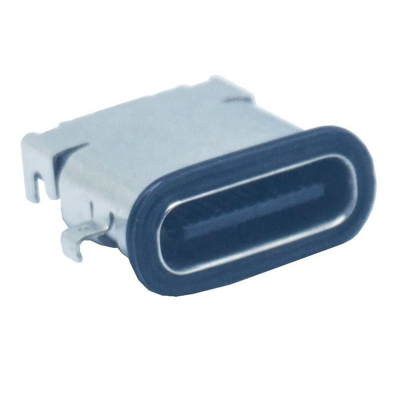 24पिन 3.1 वाटरप्रूफ IPX7 USB C कनेक्टर स्मार्ट वियर PCB चार्जर कनेक्टर सोल्डर टाइप सी के लिए