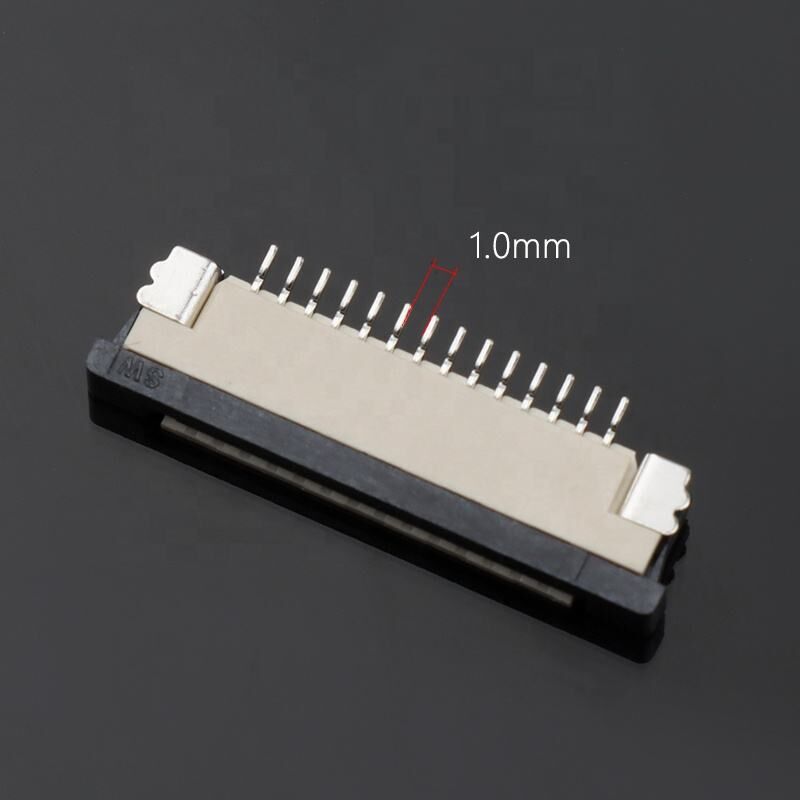 1.0mm Fpc कनेक्टर 4-40pin क्षैतिज SMT प्रकार ऊपरी शीर्ष संपर्क 1.0 FPC कनेक्टर
