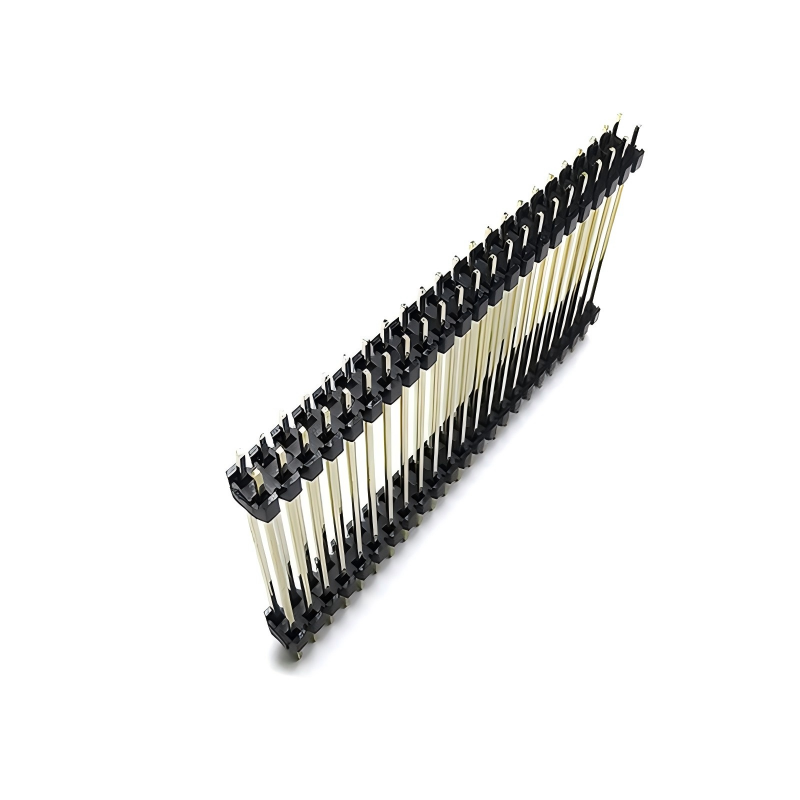 1.27mm Right Angle Pitch Single Double Row 40 Stick PCB Pin Female Pin Header Connector