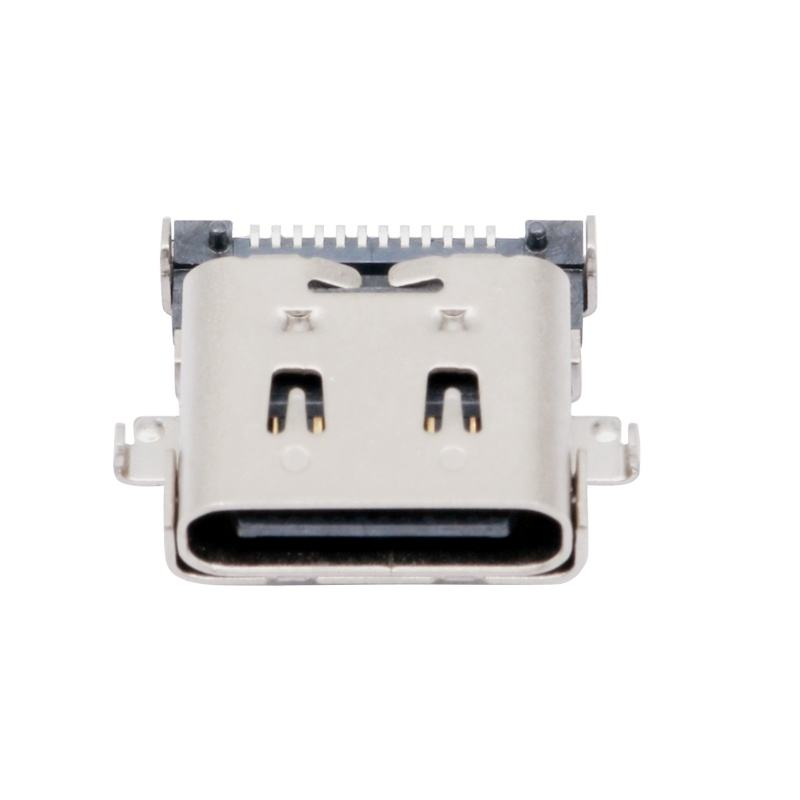 अनुकूलित टाइप-सी यूएसबी 3.2 40 Gbps वाटरप्रूफ U4 24 पिन एसएमटी डीआईपी पीसीबी महिला कनेक्टर गोल्ड प्लेटिंग 5 ए वर्तमान