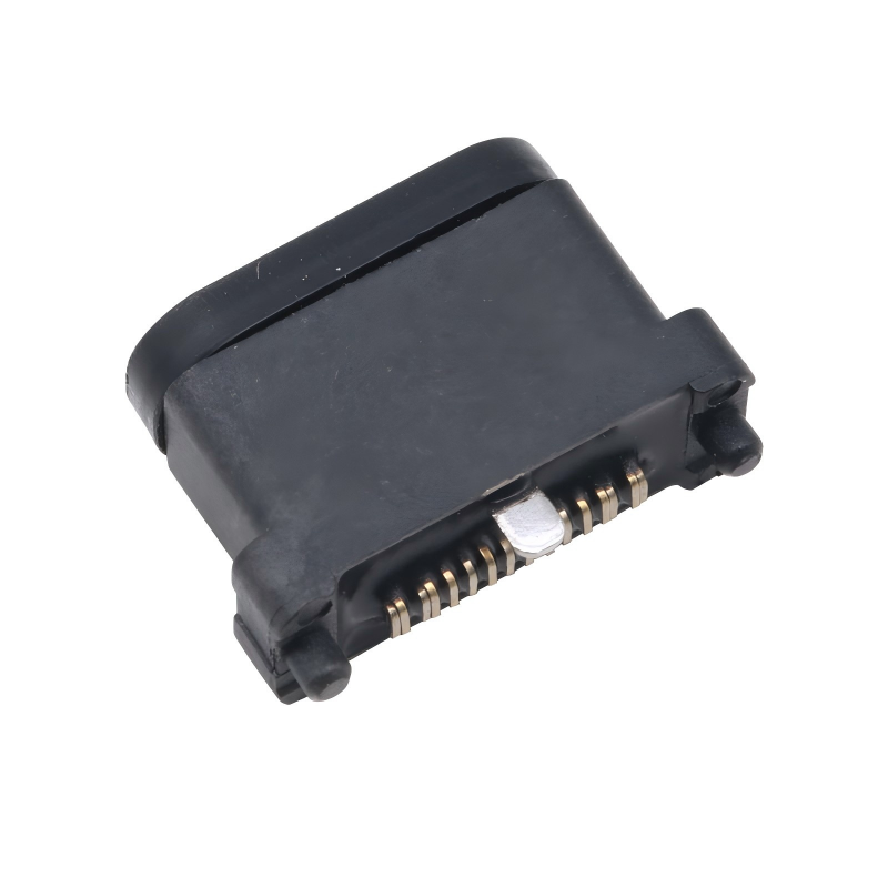 USB 3.2 टाइप-सी 40 Gbps वाटरप्रूफ U4 सॉकेट 24 पिन SMT DIP PCB फीमेल कनेक्टर गोल्ड प्लेटिंग स्टेनलेस स्टील 5A 100V AC