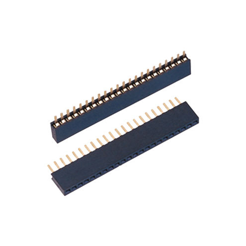 SMT Double Row Female Header 2x40 Pin 2.0mm Pitch Gold Plated PCB Connector Made of Brass