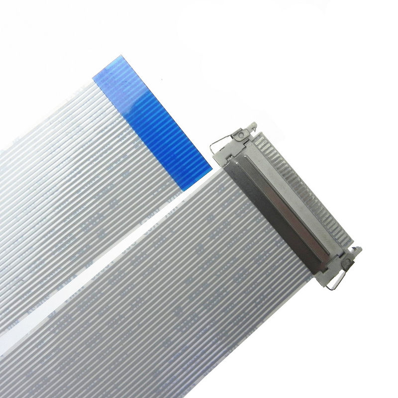 एलसीडी डिस्प्लेर के लिए FI-X30HL 1.27mm 50 पिन Lvds FFC फ्लैट जम्पर केबल रिबन केबल