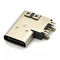 साइड इन्सर्ट 14 पिन फीमेल सॉकेट चार्जिंग पोर्ट 3.1 USB C PCB कनेक्टर SMT रिसेप्टेकल