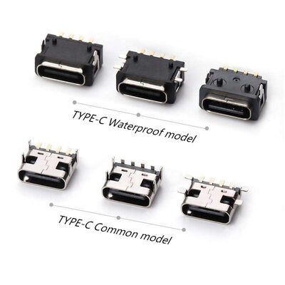 USB प्लग प्रकार C पुरुष कनेक्टर चार्जिंग पोर्ट फास्ट ट्रांसमिशन स्पीड 5A