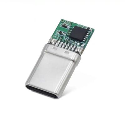 स्वर्ण मढ़वाया तांबा प्रकार सी पुरुष कनेक्टर 100W SAMSUNG MAC Book के लिए 9V/12V/20V PD Decoy